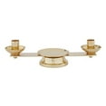 thumbnail image 1 of Christian Brands F3549 12 in. Unity Candle Holder, Straight - Gold Polished Brass, 1 of 1