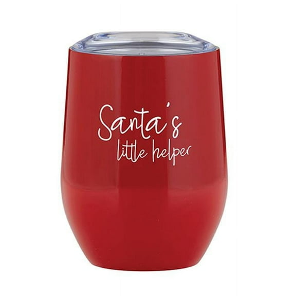 Christian Brands F3773 12 oz Santas Little Helper Wine Tumbler