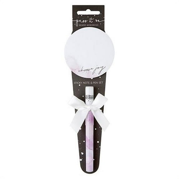 Pen w/Sticky Notepad Set-Choose Joy (9.75")