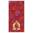 thumbnail image 1 of Christian Brands G1935 Pulpit Scarf Stained Glass - Red, 1 of 1