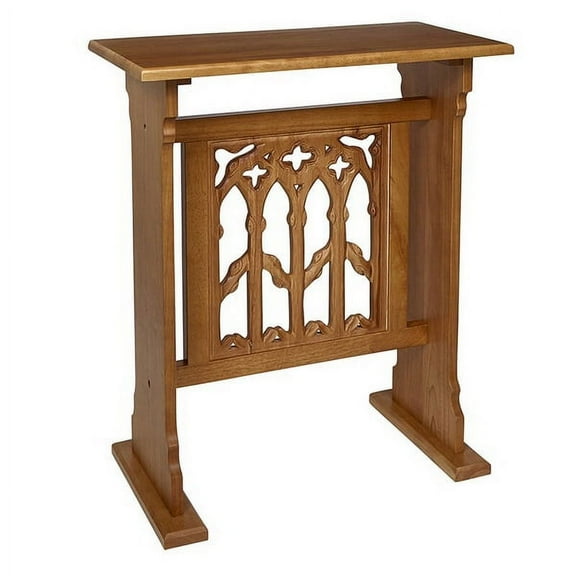 Christian Brands G2056 Medium Oak Canterbury Collection Credence Table