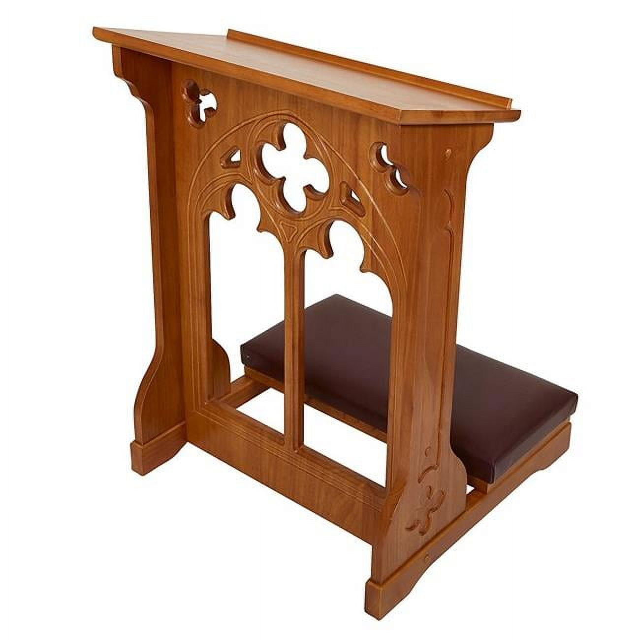 Christian Brands G2064 Windsor Collection Padded Kneeler, Oak - Medium