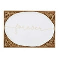 thumbnail image 1 of Christian Brands G2859 15 in. Oval Serving Platter with Forever Design  White &amp; Gold - CeramicPack of 2, 1 of 3