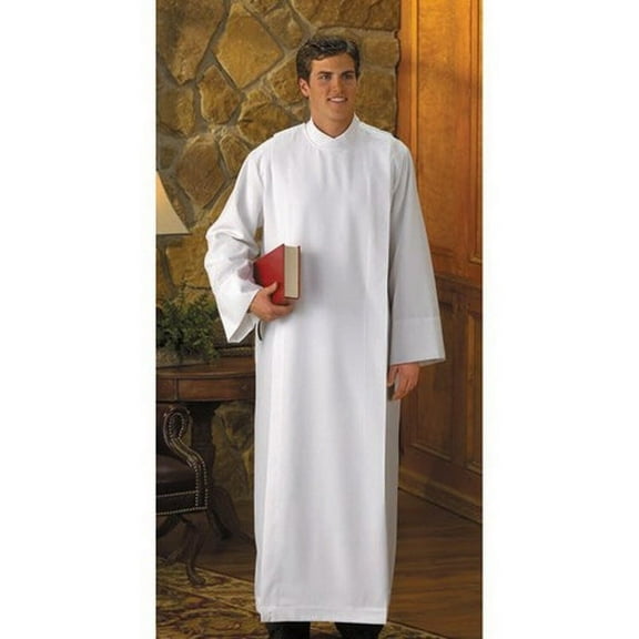Christian Brands GC872 R.J. Toomeyâ„¢ Front Wrap Alb - White-X-Small