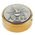 thumbnail image 1 of Christian Brands J1575 Dove Alpha Omega Hospital Pyx, 3.25-inch Diameter, 1 of 2