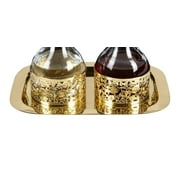 Christian Brands Sudbury Brass Cruet Tray Church Supplies, 10 Inch