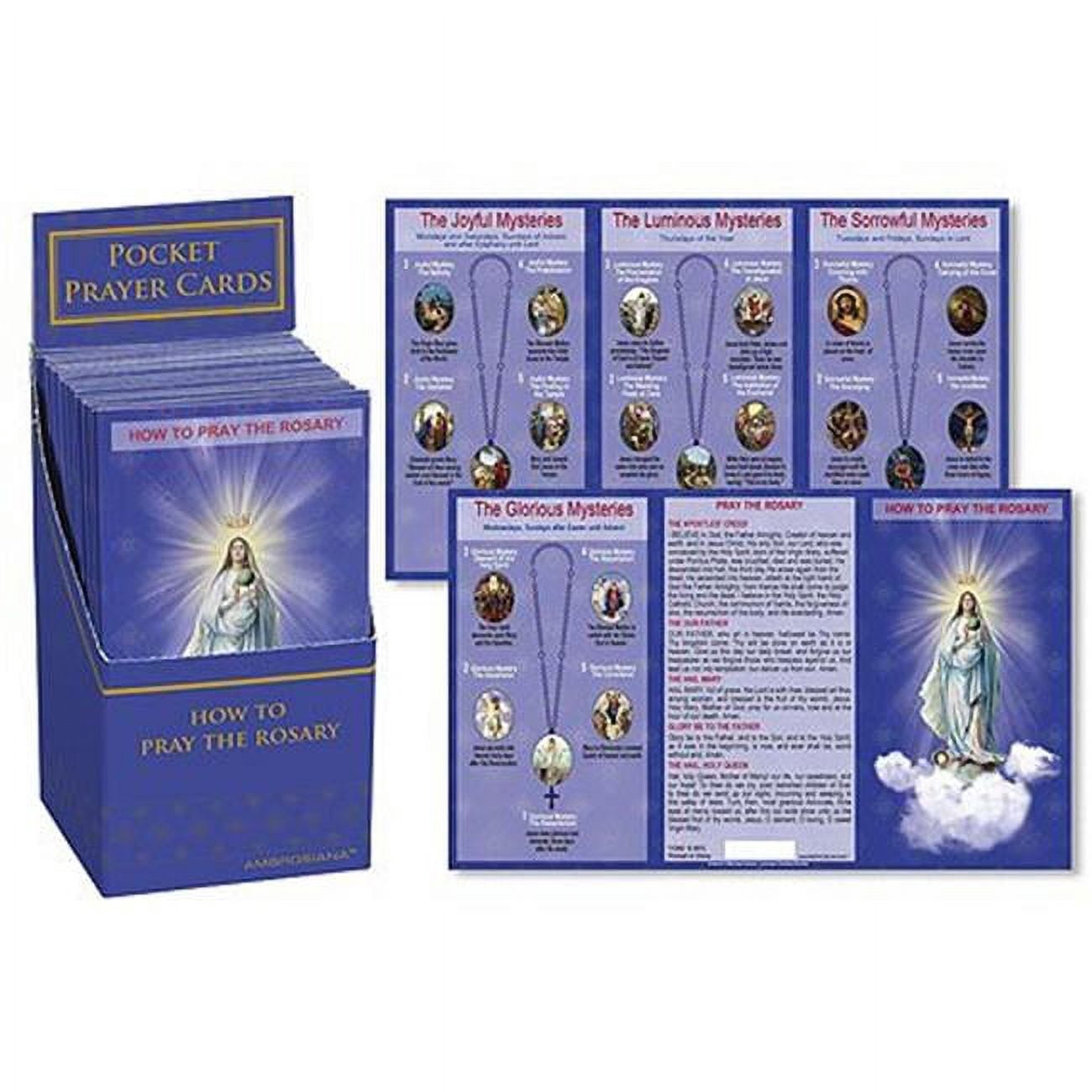 Christian Brands TC038 How To Pray The Rosary Pocket Card Display ...
