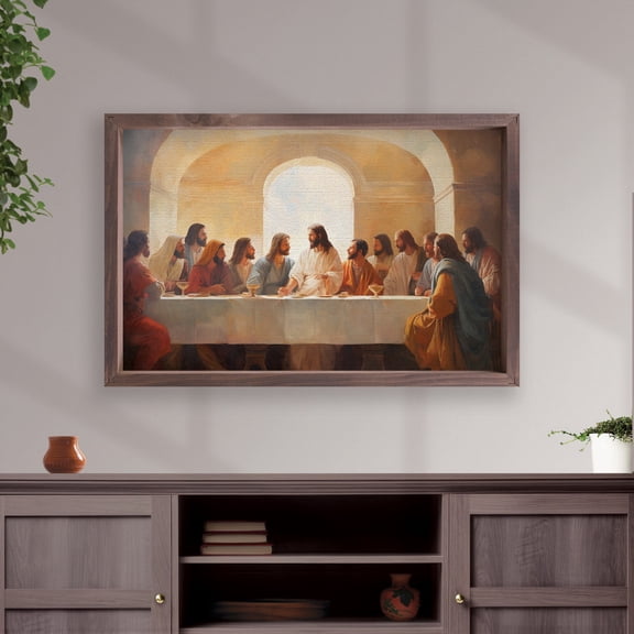 Christian Brands VFR0739 Last Supper Collection Framed Art - Last Supper