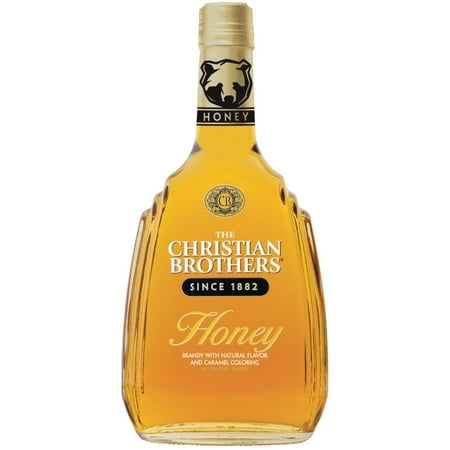 Christian Brothers Honey Flavored Grape Brandy, 750 ml Bottle, 30% ABV