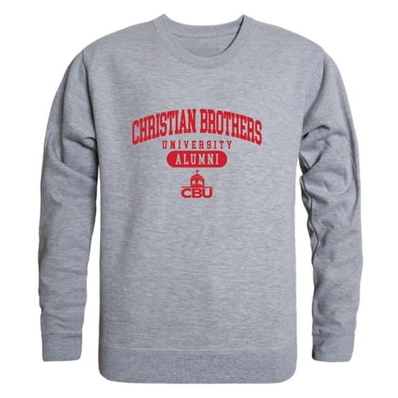 Christian Brothers University Buccaneers Alumni Fleece Sweatshirt, Heather Grey - 2XL