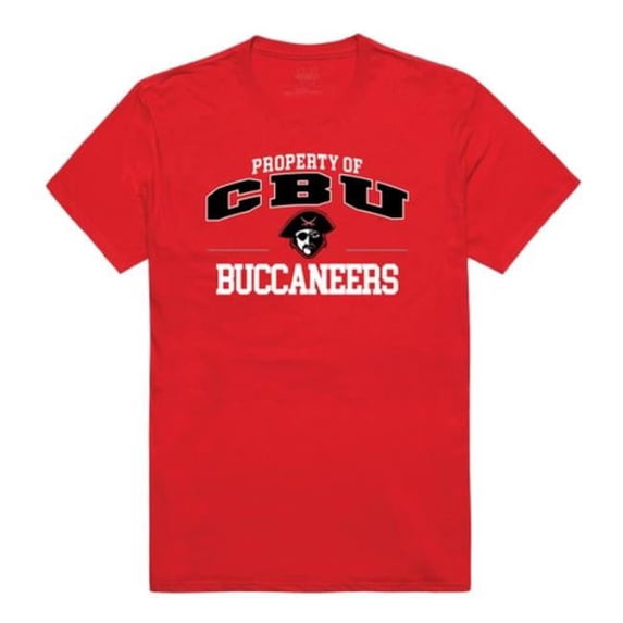 Christian Brothers University Buccaneers Property College T-Shirt, Red - Extra Large