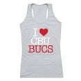 thumbnail image 1 of Christian Brothers University Buccaneers Women I Love Tank Top, Heather Grey - Extra Large, 1 of 1