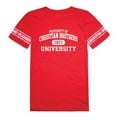 thumbnail image 1 of Christian Brothers University Buccaneers Women Property Football T-Shirt, Red - Small, 1 of 1