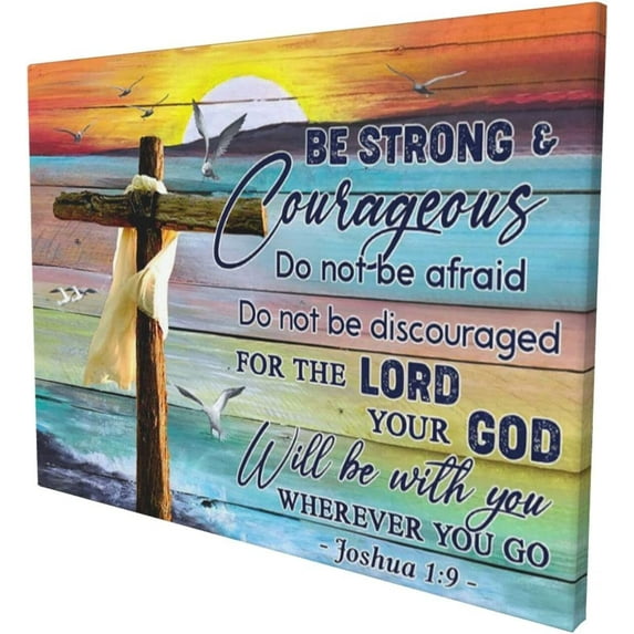 Christian Canvas Wall Art Bible Verse Wall Art Christian Wall Art Religious Wall Art Scripture Wall Art Bible Verses Wall Decor Inspirational Wall Art For Office Christian Posters 12x16inch