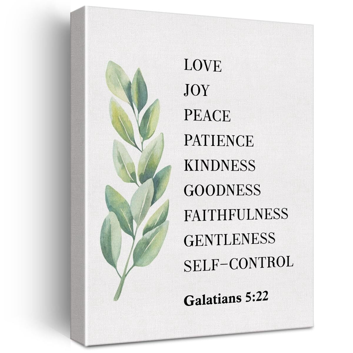 Christian Canvas Wall Art Galatians 5:22 Fruit of the Spirit Canvas ...