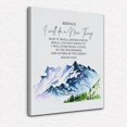 thumbnail image 1 of Christian Canvas Wall Art, Isaiah 43:19 - Framed Mountain Scripture Art, 11x14 Inch, 1 of 5