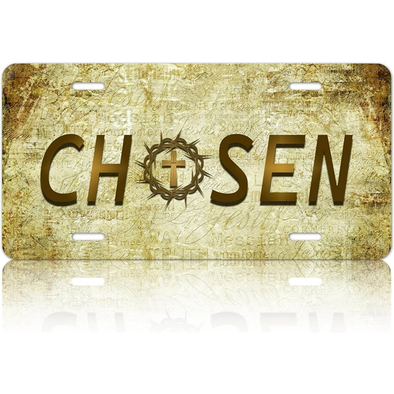 Adventure Awaits License Plate Frame - Golden Mountains Rust-Proof Auto Decor