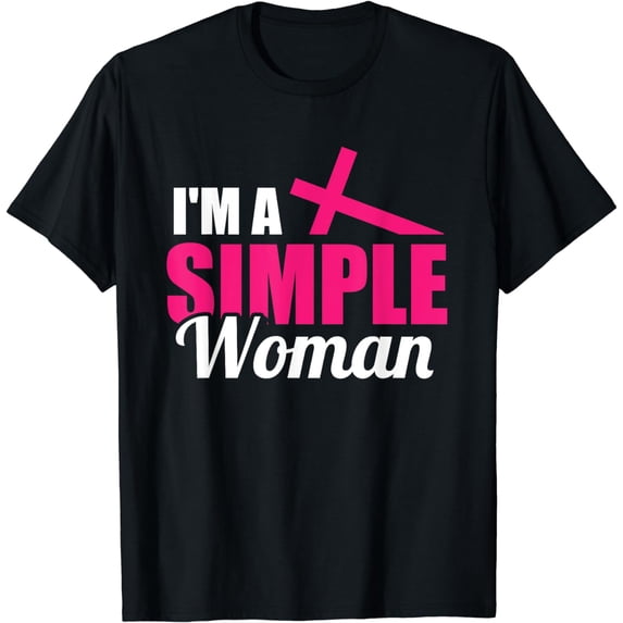 Christian Christianity Religion Bible - Im A Simple Woman T-Shirt