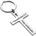 thumbnail image 1 of Christian Christmas Birthday Gifts for Daughter Son Inspirational Gifts for Women Men Christian Cross Keychains, 1 of 14