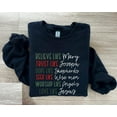 thumbnail image 1 of Christian Christmas Hoodie – Faith Based Holiday Sweatshirt with “Believe Like Mary”, 1 of 4