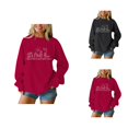thumbnail image 1 of Christian Christmas Sweatshirts for Women A Thrill Of Hope The Weary World Rejoices Sweatshirt Pullover Top, 1 of 1