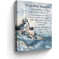 thumbnail image 1 of Christian Church Canvas Wall Art Christian Gift Religious Pictures Wall Decor Scripture Bible Verse Painting for Bedroom Bathroom Living Room Prints Artwork Framed 12"x16", 1 of 6
