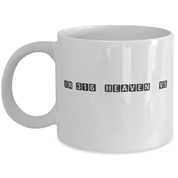 Christian 11 oz Coffee Mug - Biblical Flight John 3:16 White Ceramic Gift