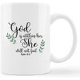 thumbnail image 1 of Christian Coffee Mugs Ceramic - Christian Gifts for Women Faith, Bible Verse Scripture Mug, Bible Verse Gifts for Women, 11 oz. Ceramic Coffee Mug, God Is Within Her She Will Not Fail, 1 of 4