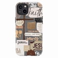 thumbnail image 1 of Christian Collage Phone Case – Inspirational Bible Quotes & Cross Design – Focus on Jesus, Faith, God Wins – Fits iPhone 11 12 13 14 15 16 Pro Max Mini Plus, 1 of 6