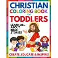 thumbnail image 1 of Christian Coloring Book for Toddlers: Fun Christian Activity Book for Kids, Toddlers, Boys & Girls (Toddler Christian Co, (Paperback), 1 of 1