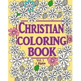 Christian Coloring: Christian Coloring Book: Bible verses, phrases and ...