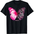 thumbnail image 1 of Christian Cross Bible Verse Quote T-Shirt, 1 of 4