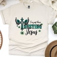 thumbnail image 1 of Christian Cross Graphic Tee “Trusting Jesus” T-Shirt, Natural, Size S, 1 of 6