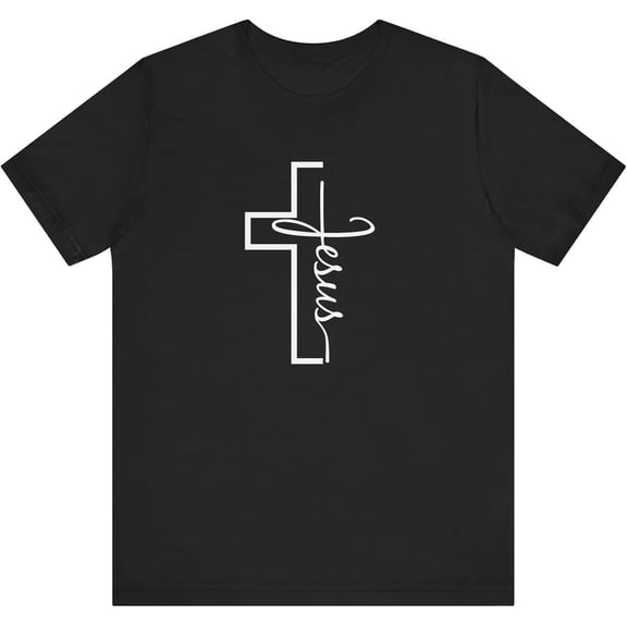 Christian Cross Jesus T-Shirt – Unisex Faith Tee | Religious Christian Apparel | Inspirational Jesus Shirt | Bible Tee