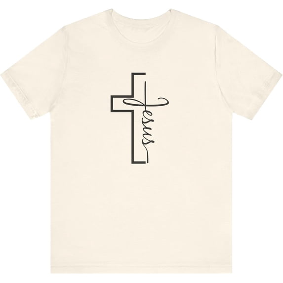 Christian Cross Jesus T-Shirt – Unisex Faith Tee | Religious Christian Apparel | Inspirational Jesus Shirt | Bible Tee