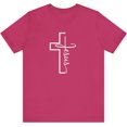 thumbnail image 1 of Christian Cross Jesus T-Shirt – Unisex Faith Tee | Religious Christian Apparel | Inspirational Jesus Shirt | Bible Tee, 1 of 27