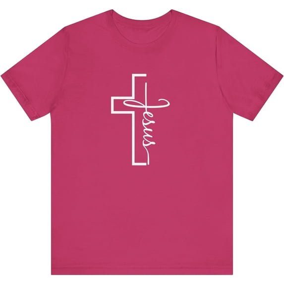 Christian Cross Jesus T-Shirt – Unisex Faith Tee | Religious Christian Apparel | Inspirational Jesus Shirt | Bible Tee