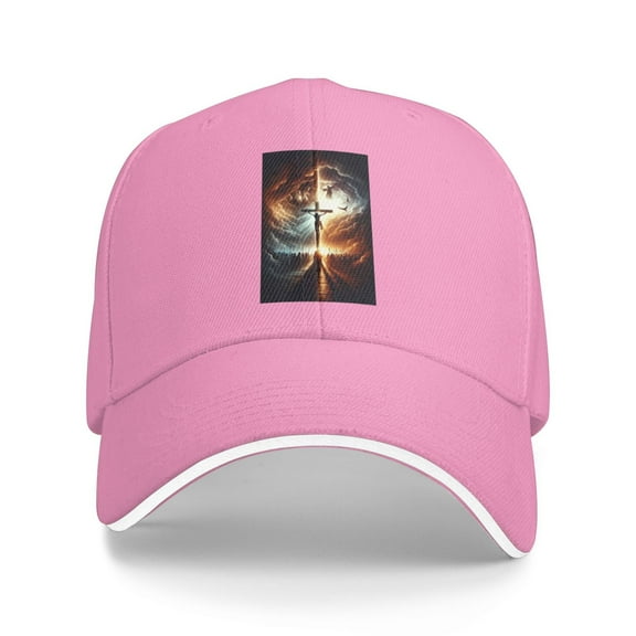 Christian Cross Religious Men Women Sandwich Cap Classic Baseball Capunisex Adjustable Casquette Dad Hat