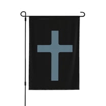 Christian Cross Symbol Garden Flag 12.5 X 18 Inch Double Sided, Decorative Flag Balcony Courtyard Indoor Welcome Garden Flag