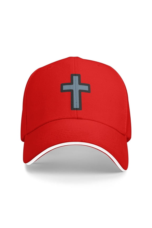 Christian Cross Symbol Men Women Sandwich Cap Classic Baseball Capunisex Adjustable Casquette Dad Hat