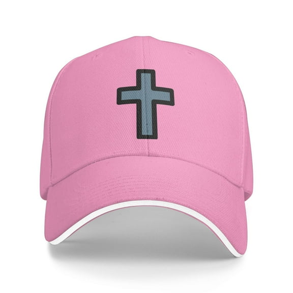 Christian Cross Symbol Unisex Adult Baseball Caps Adjustable Casquette Dad Hat Sandwich Cap Outdoors Headwear