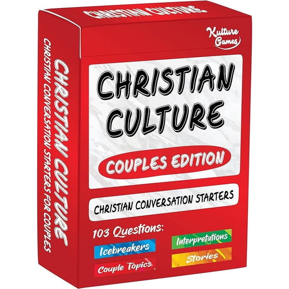 Christian Culture (Couples Edition) - Conversation Starters for Christian Couples. Meaningful discussions That Bring Couples Closer to Each Other and to God