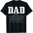 thumbnail image 1 of Christian Dad Religious Faith Bible Verse Father's Day T-Shirt, 1 of 4