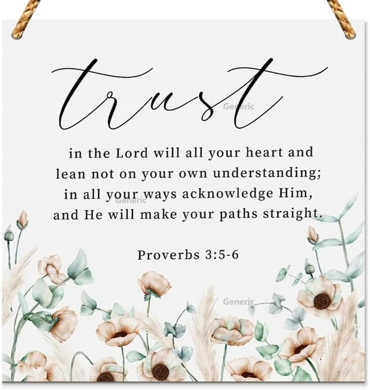 Christian Decor Inspirational Wooden Square Signs Bible Verses Decor christian-decor-inspirational-wooden-square-signs-bible-verses-decor