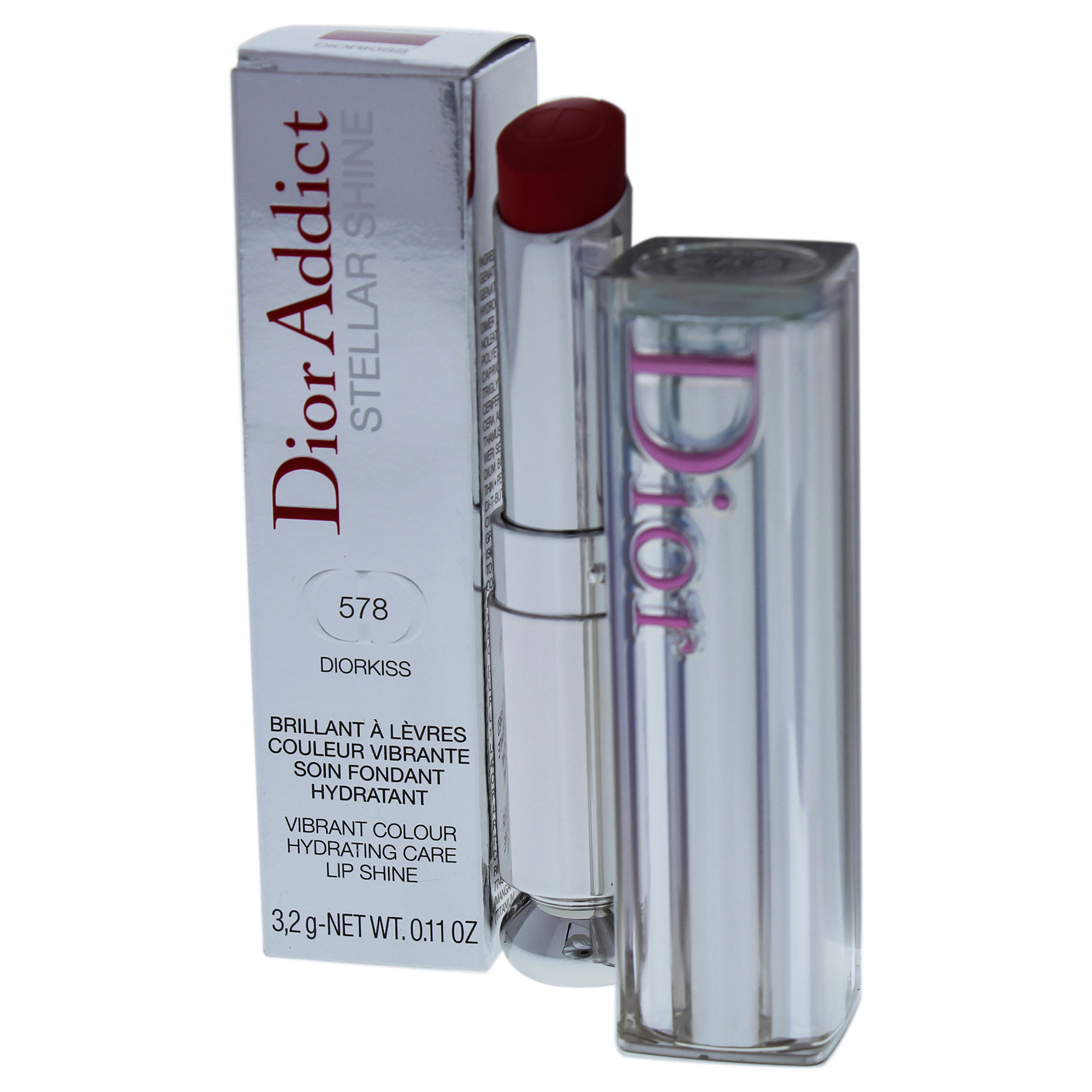 Christian Dior Addict Stellar Shine Lipstick - 578 Diorkiss 0.11 oz Lipstick - image 1 of 2