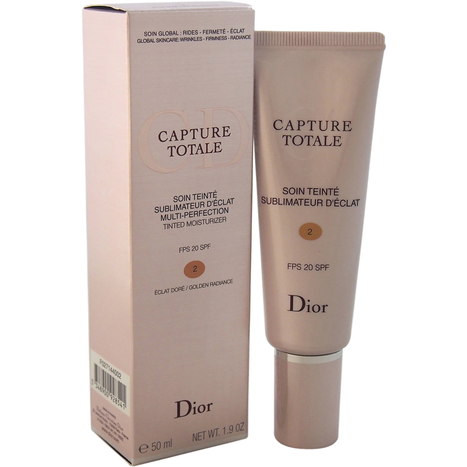 Christian Dior Capture Totale Multi Perfection Tinted Moisturizer 2 Golden Radiance 1.9 oz Walmart