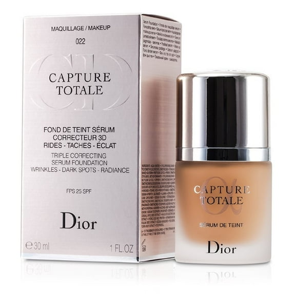 Capture Totale Triple Correcting Serum Foundation SPF 25 - # 022 Cameo by Christian Dior for Women - 1 oz Foundation