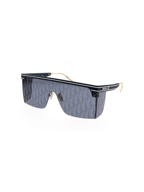 Christian Dior Diorclub M1U Sunglasses Blue Gold Blue Lens