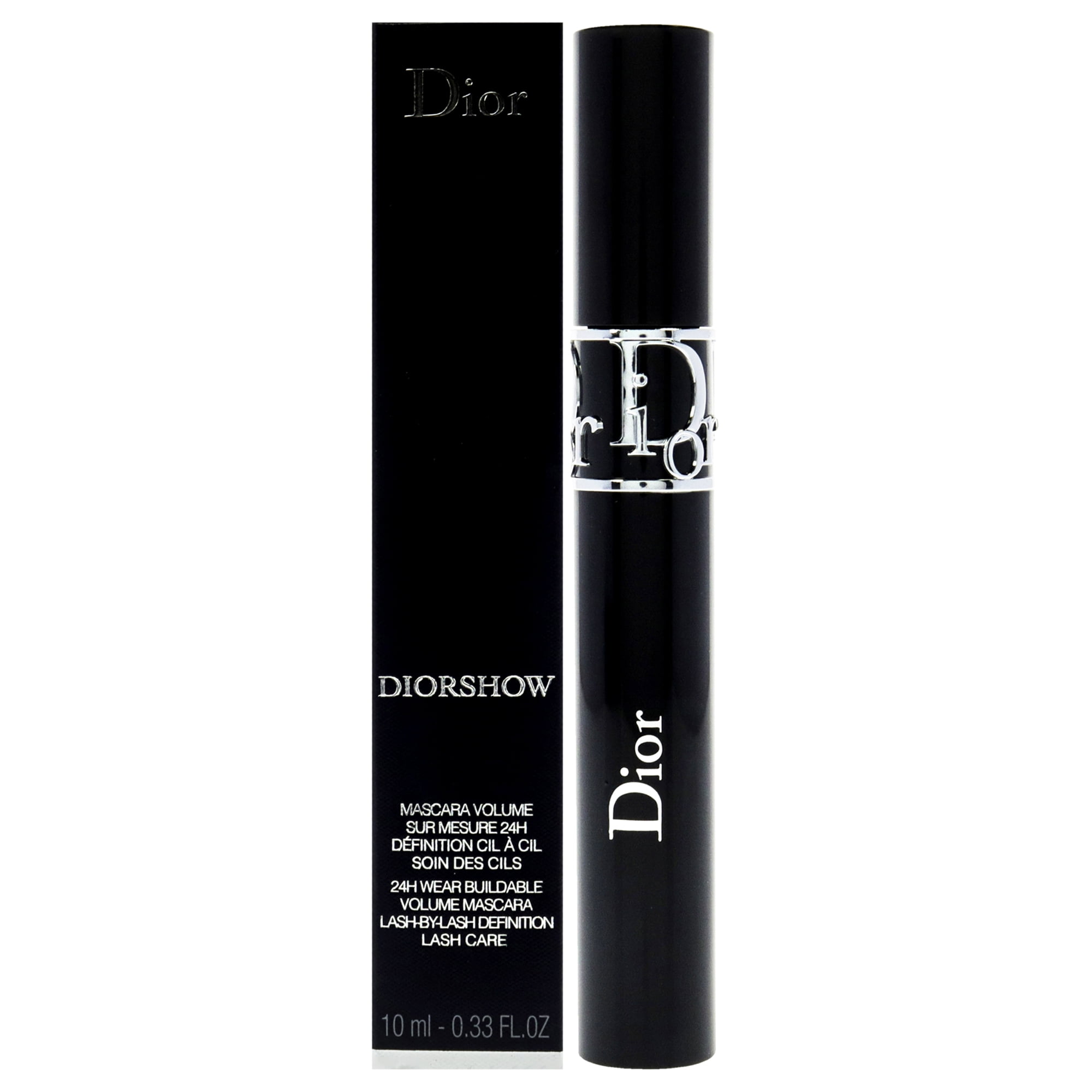 Christian Dior Diorshow 24h Wear Buildable Volume Mascara - 090 Black, 0.33  oz Mascara