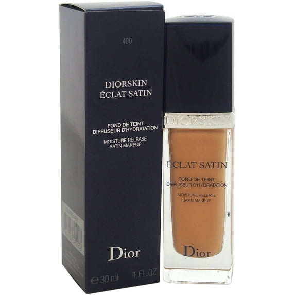 Christian Dior Diorskin Eclat Satin Makeup for Women #400 Honey Beige, 1 oz